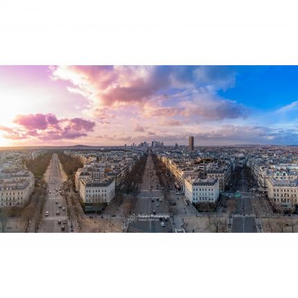 Coucher de soleil sur Paris