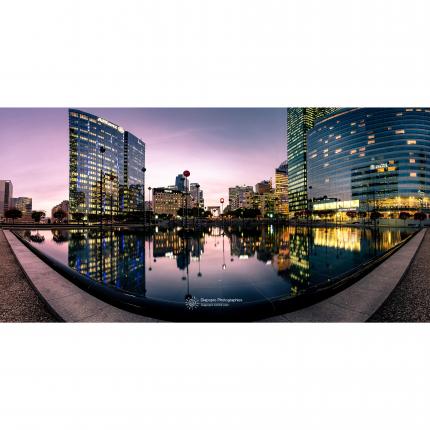 Coucher de soleil sur la Défense